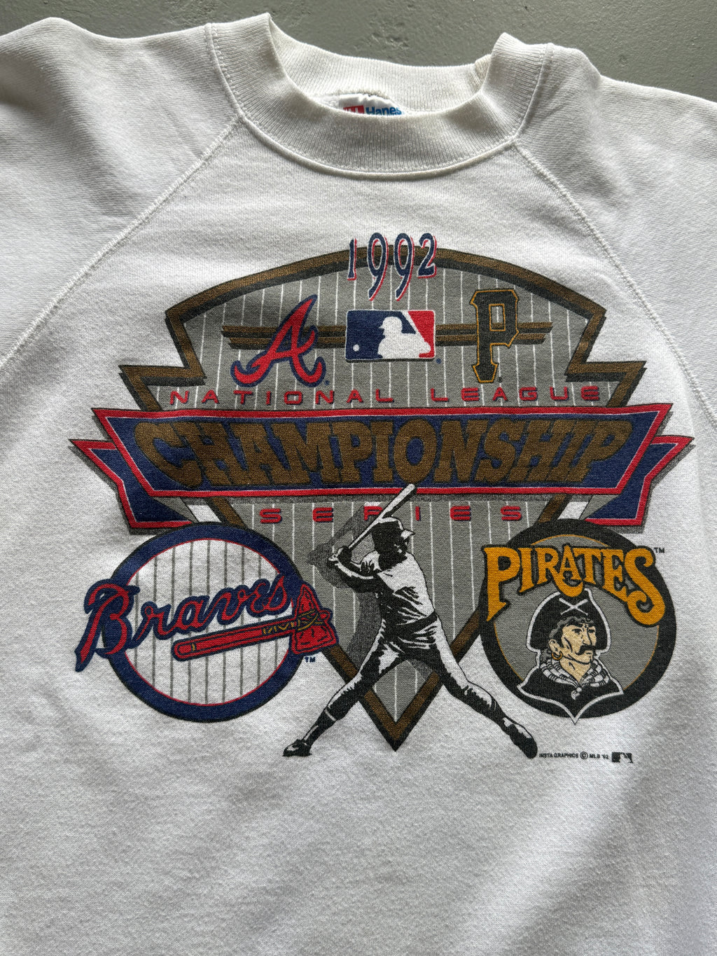 VTG ATL Braves Vs Pirates Sweatshirt (XL)
