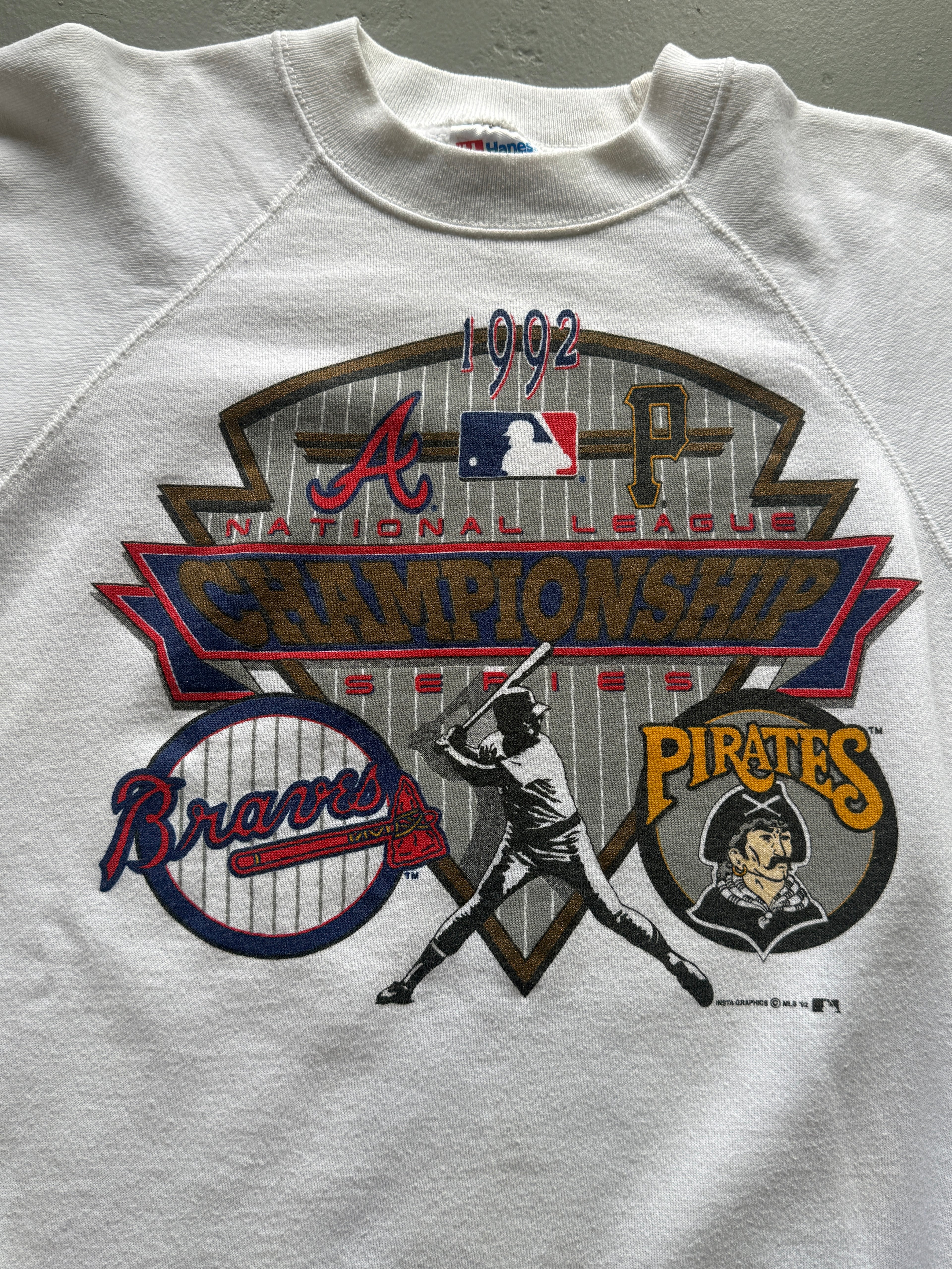 VTG ATL Braves Vs Pirates Sweatshirt (XL)