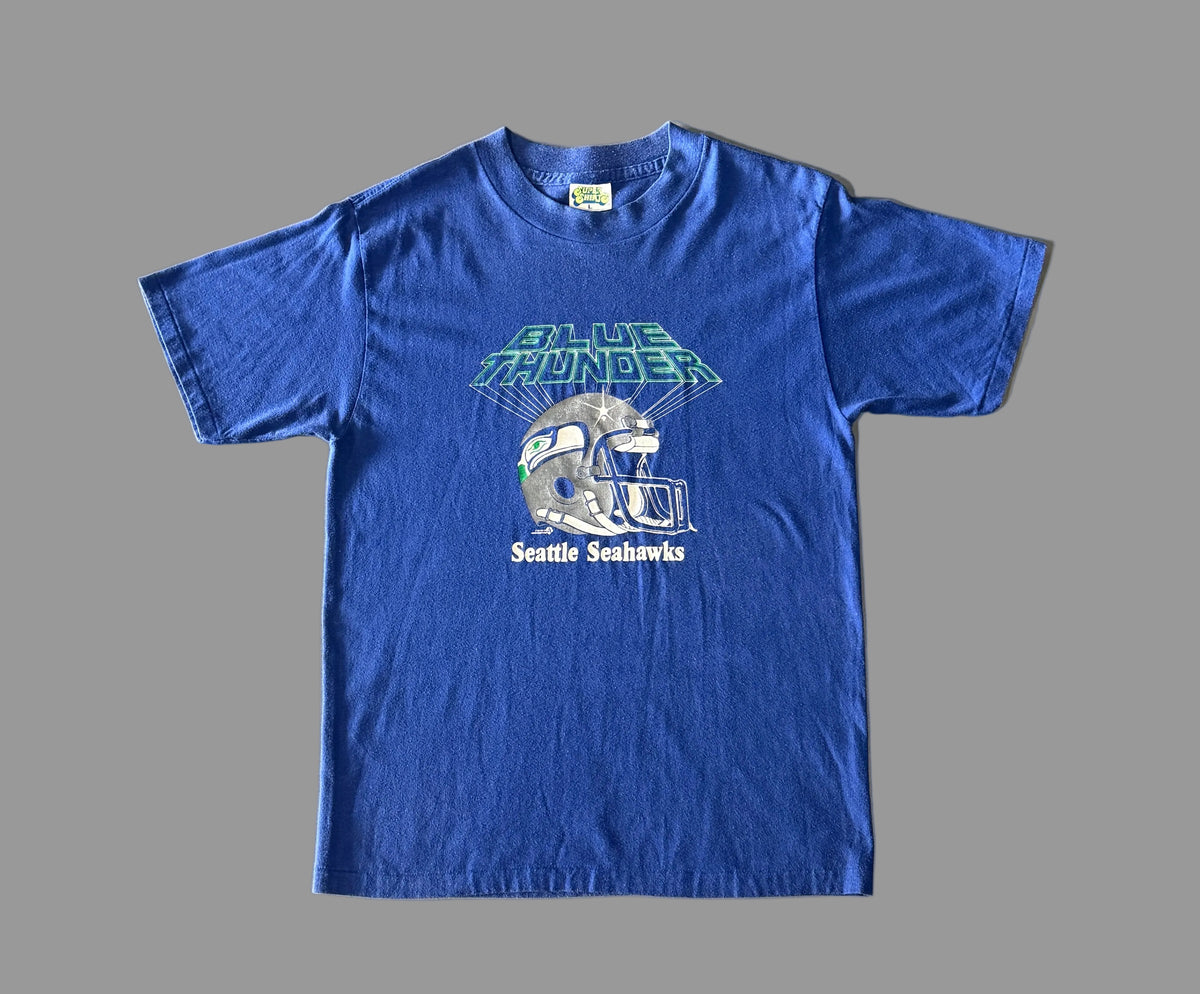 Seattle Seahawks Blue Thunder T-Shirt (L)