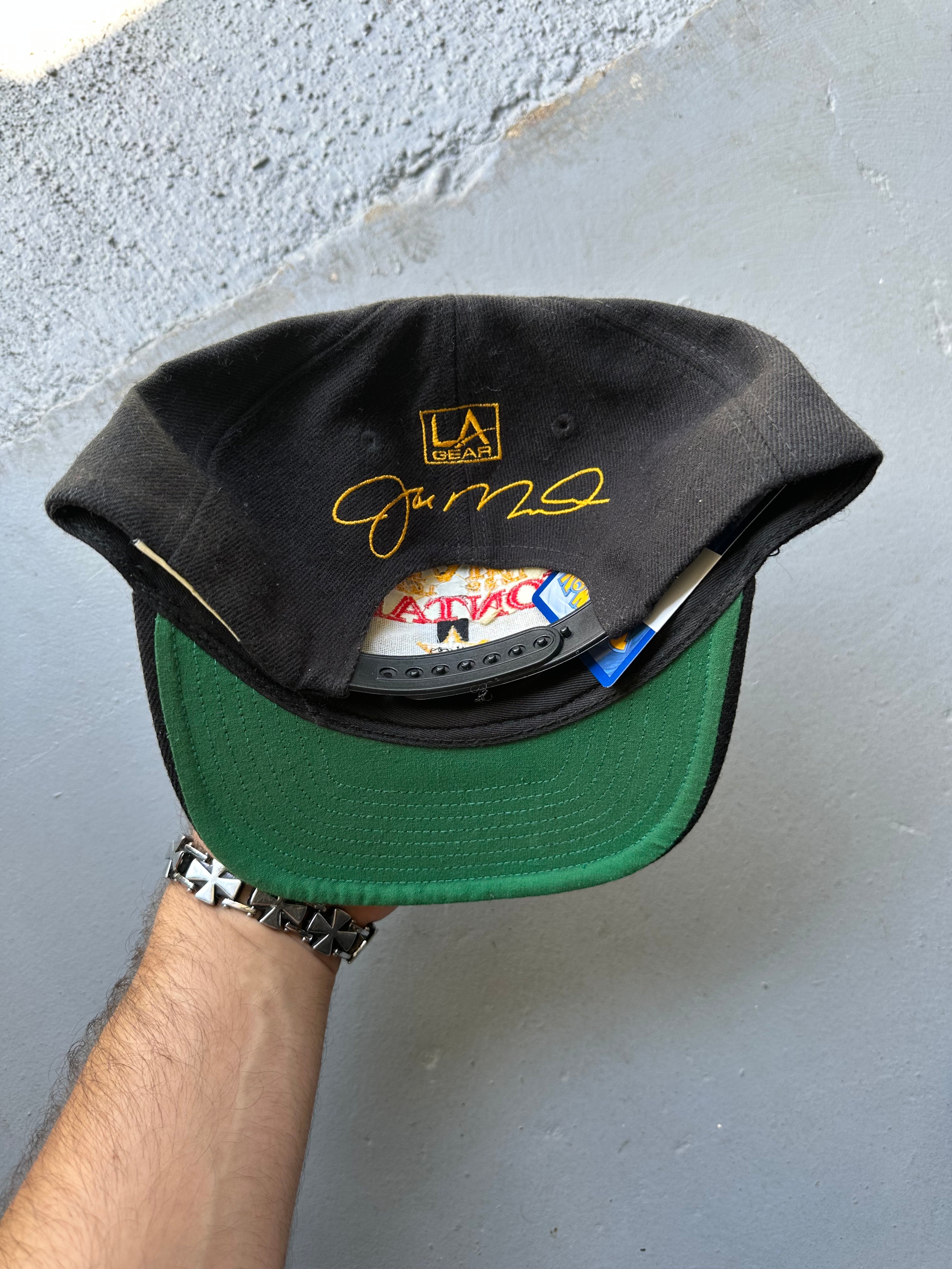 Vtg Joe Montana LA Gear SnapBack