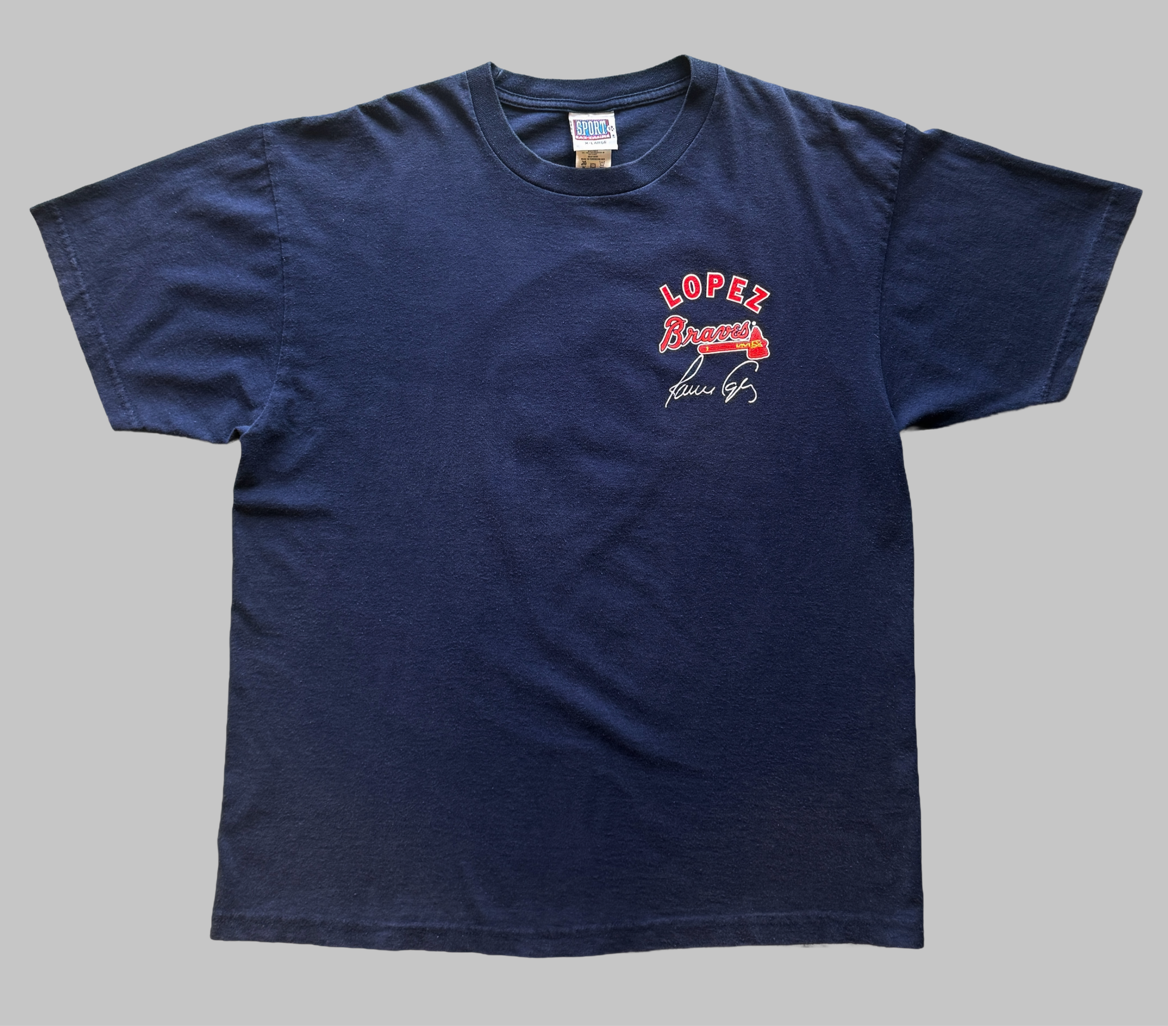 VTG ATL Braves Javy Lopez T-Shirt (XL)