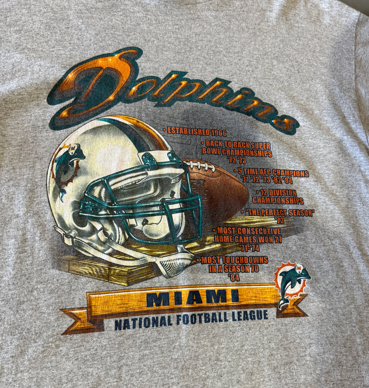 Miami Dolphins Y2K Reebok T-Shirt (XL)