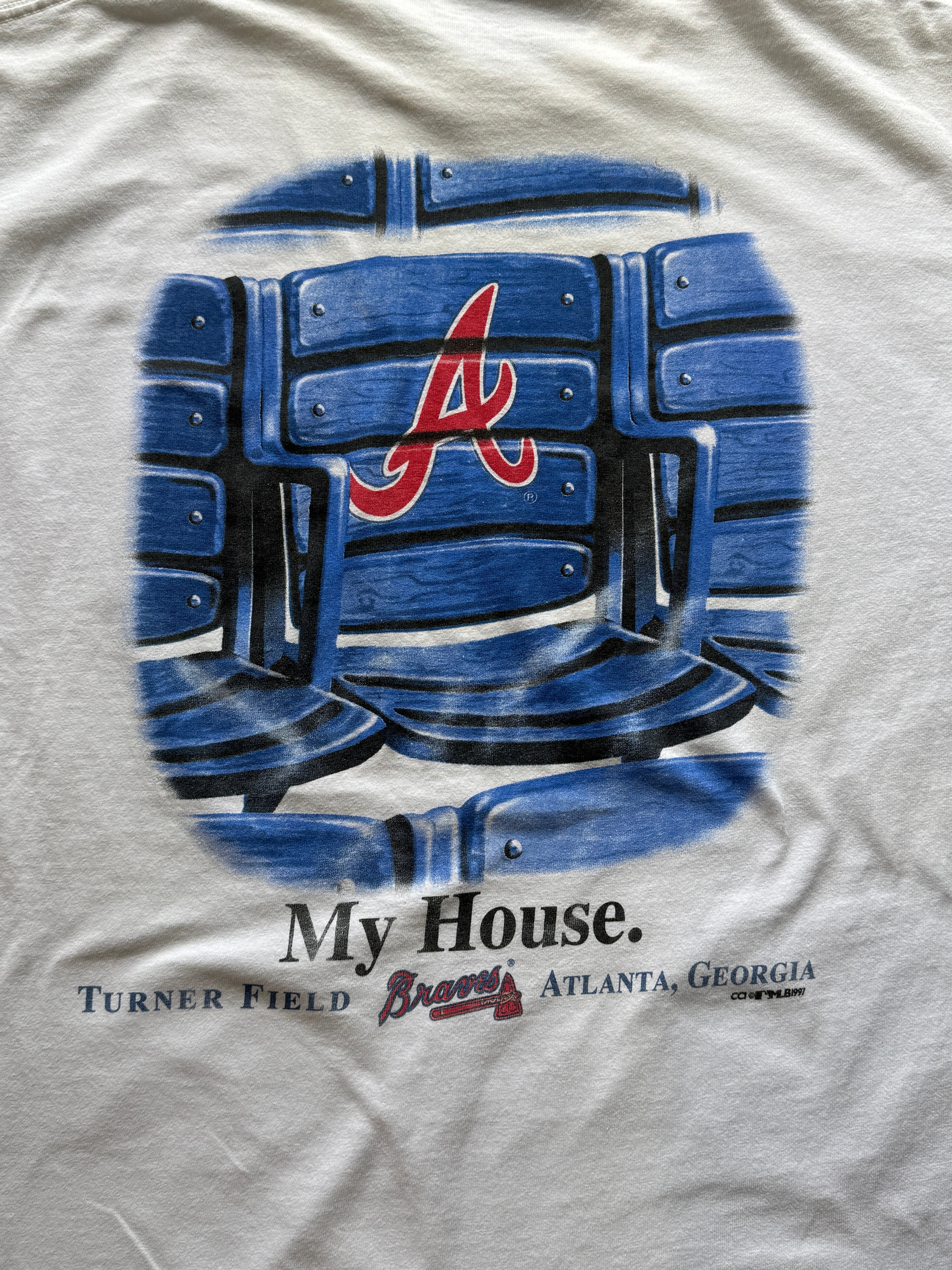 VTG ATL Braves My House T-Shirt (XL)