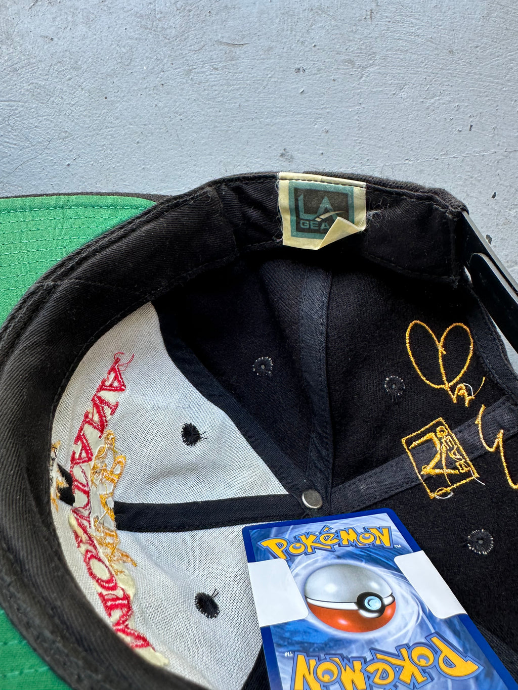 Vtg Joe Montana LA Gear SnapBack