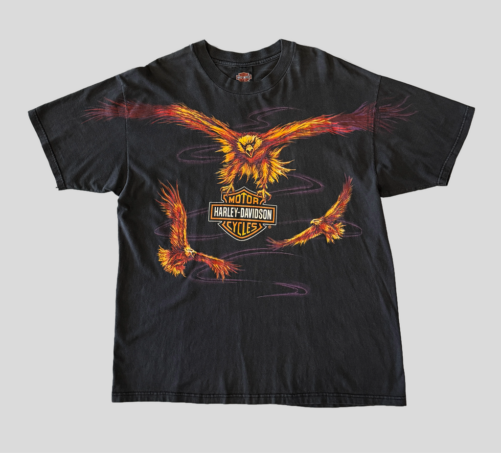 VTG Harley Davidson Eagle AOP T-Shirt (XL)