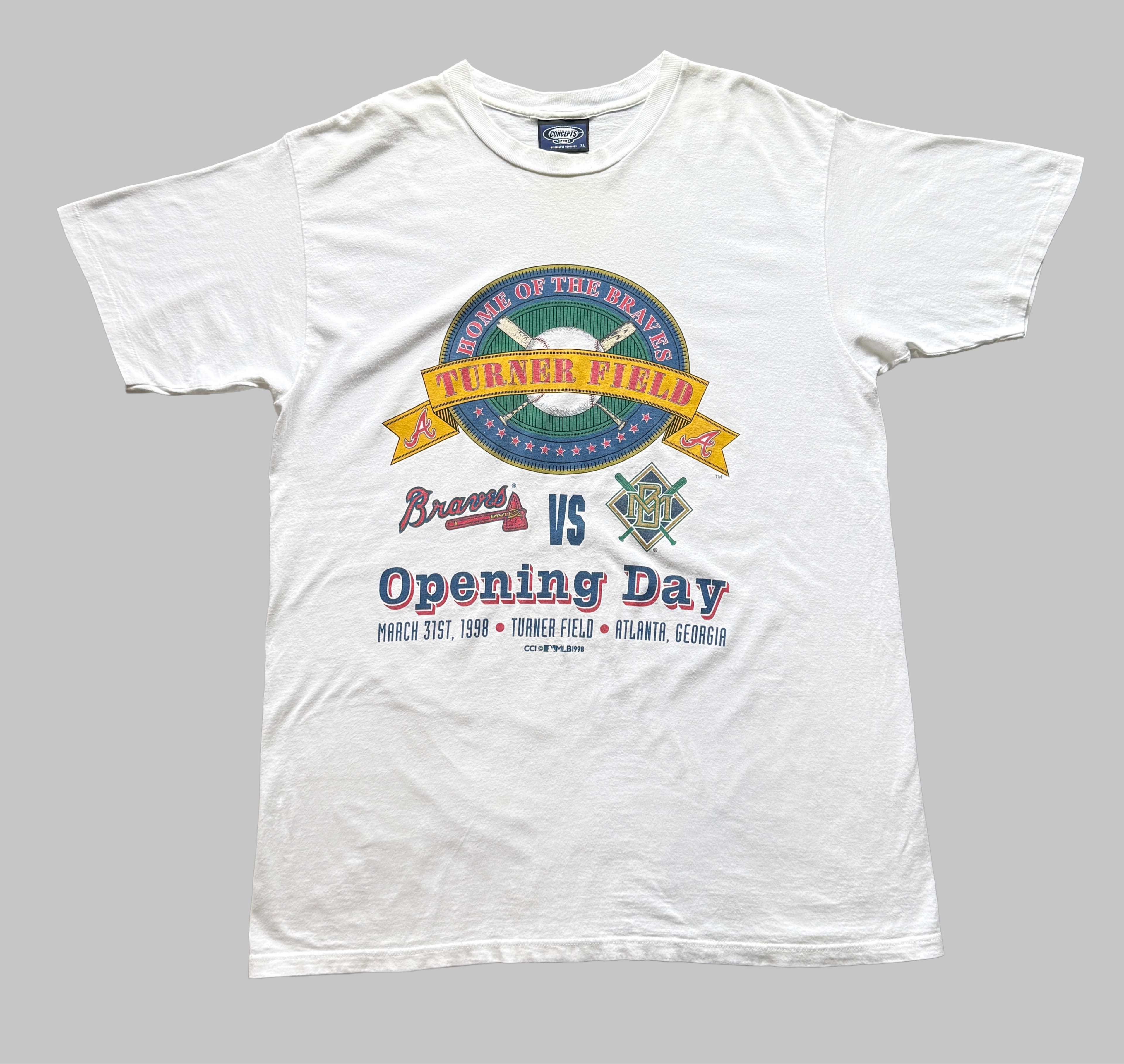 VTG ATL Braves Opening Day T-Shirt (XL)