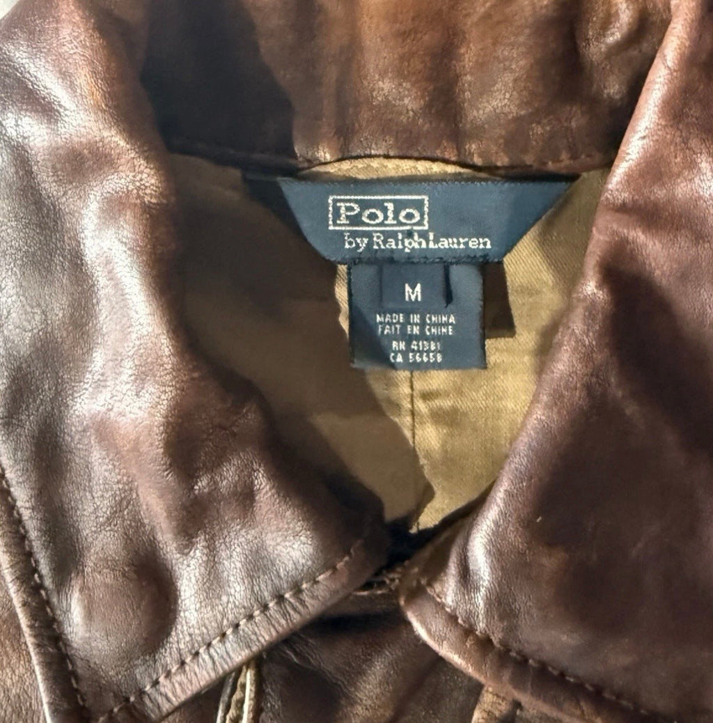 VTG Polo RL Cowhide Leather Jacket (M)