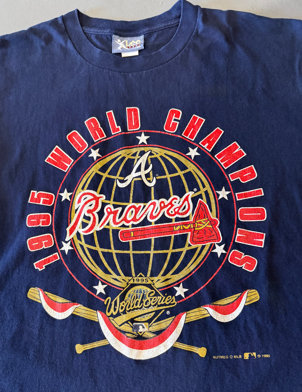 VTG ATL Braves 95 WS T-Shirt (L)