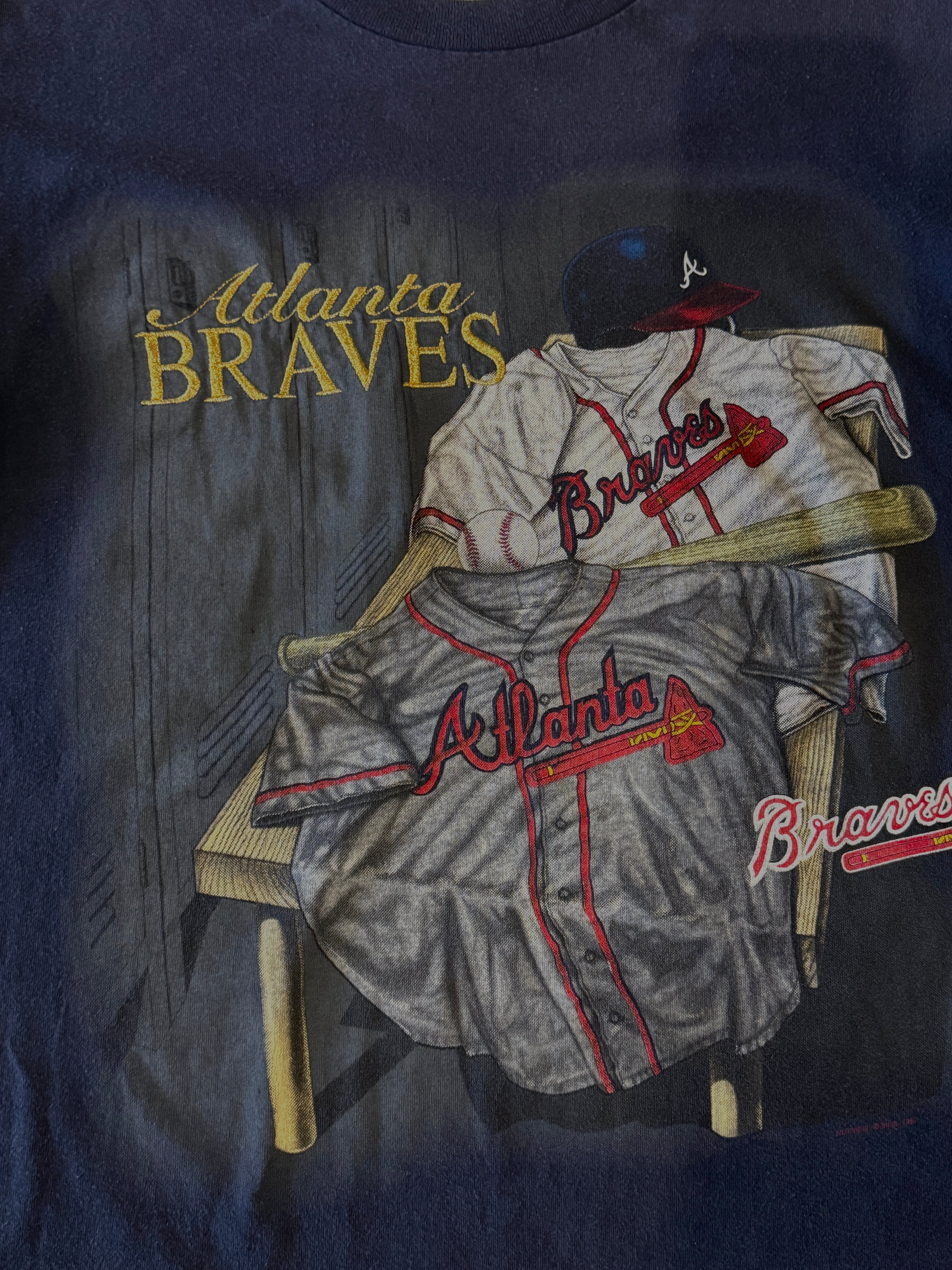 VTG ATL Braves Locker Room T-Shirt (M)
