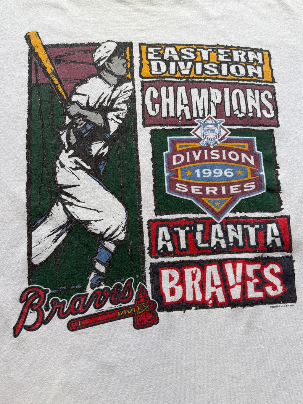 VTG ATL Braves Eastern Div Champs T-Shirt (XL)