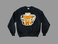 Tennessee Vols Face Mask Sweatshirt (XL)