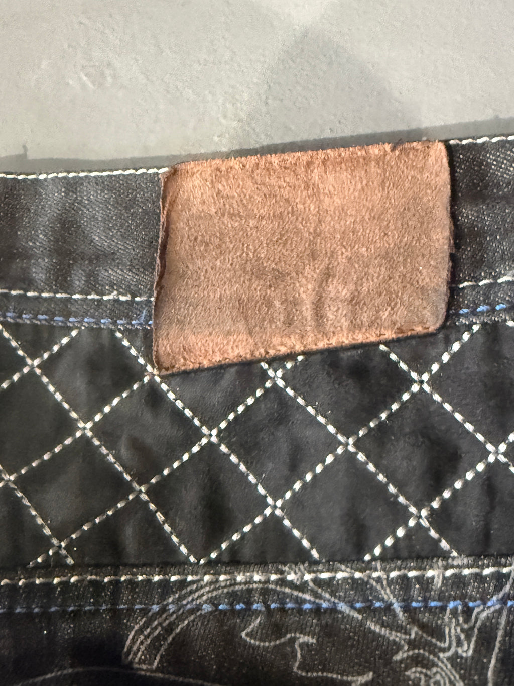 Y2K Russo Black Winged Jeans (34)