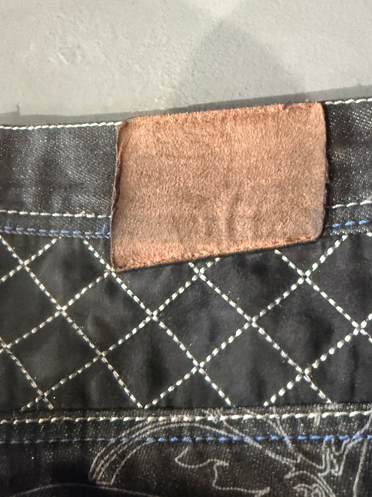 Y2K Russo Black Winged Jeans (34)