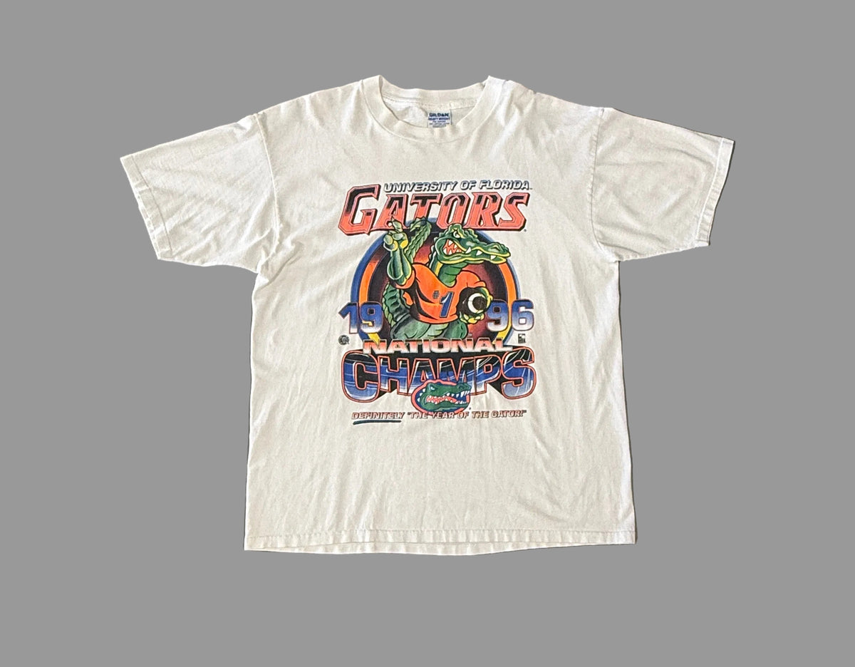 Florida Gators 1996 Champs WHT T-Shirt (XL)