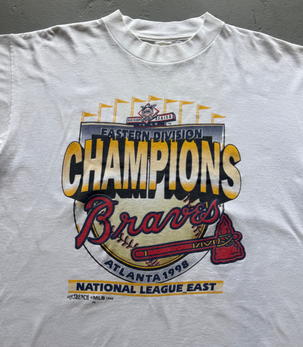 VTG ATL Braves 98 East Champs T-Shirt (XL)