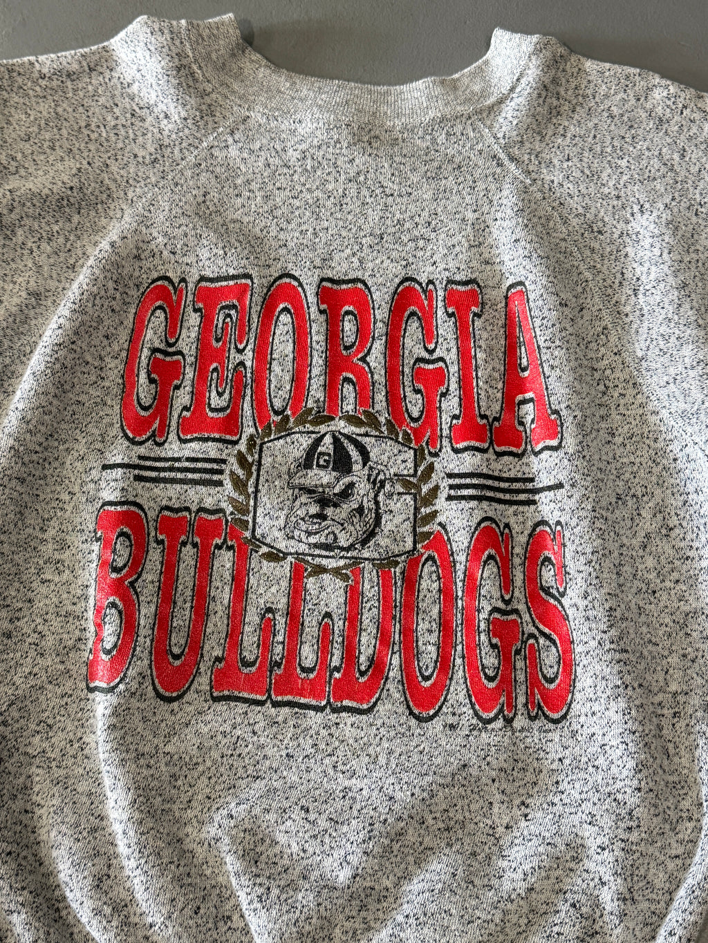 Georgia Bulldogs Raglan Sweatshirt (M)