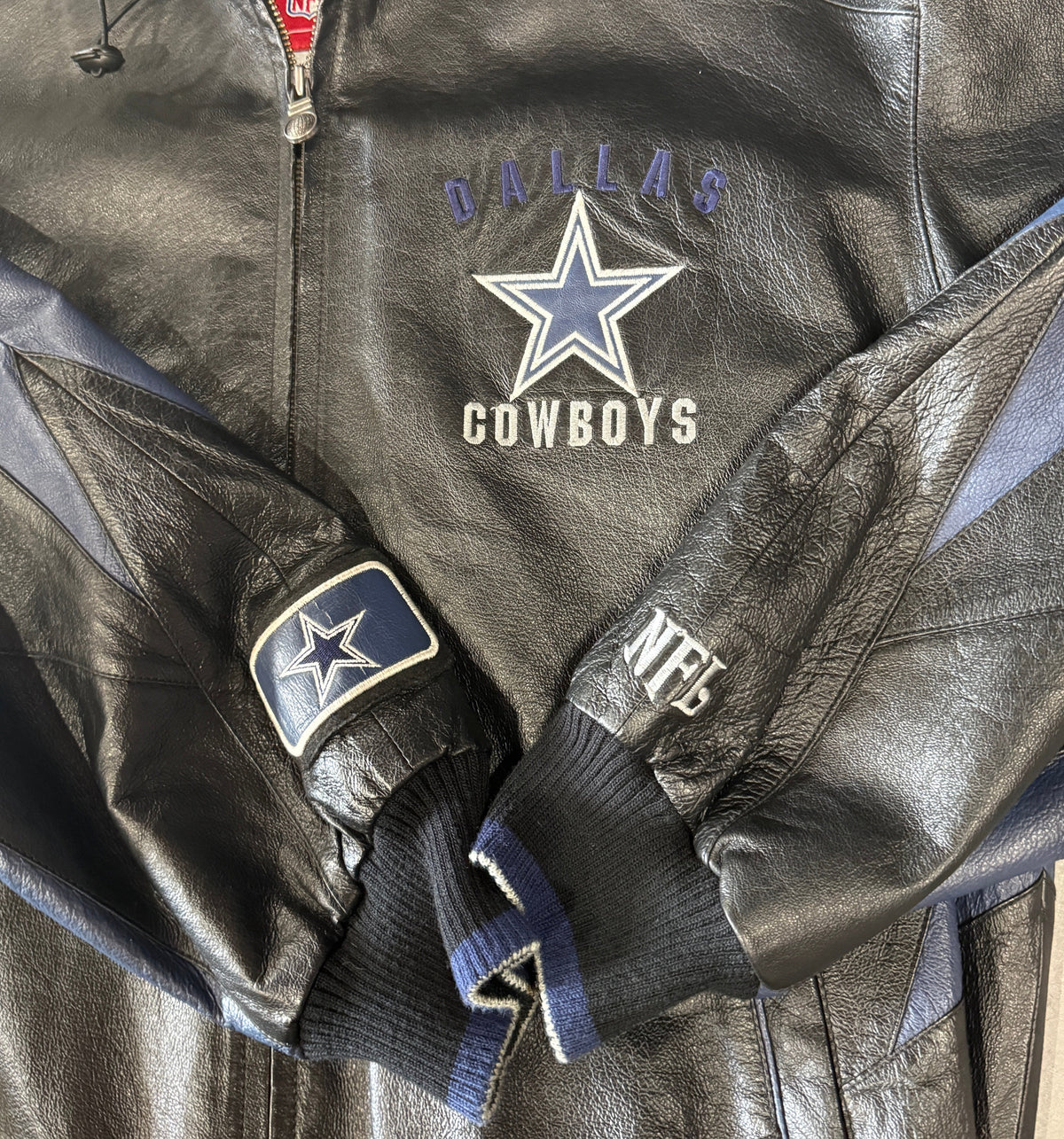 Dallas Cowboys Leather Jacket (M)
