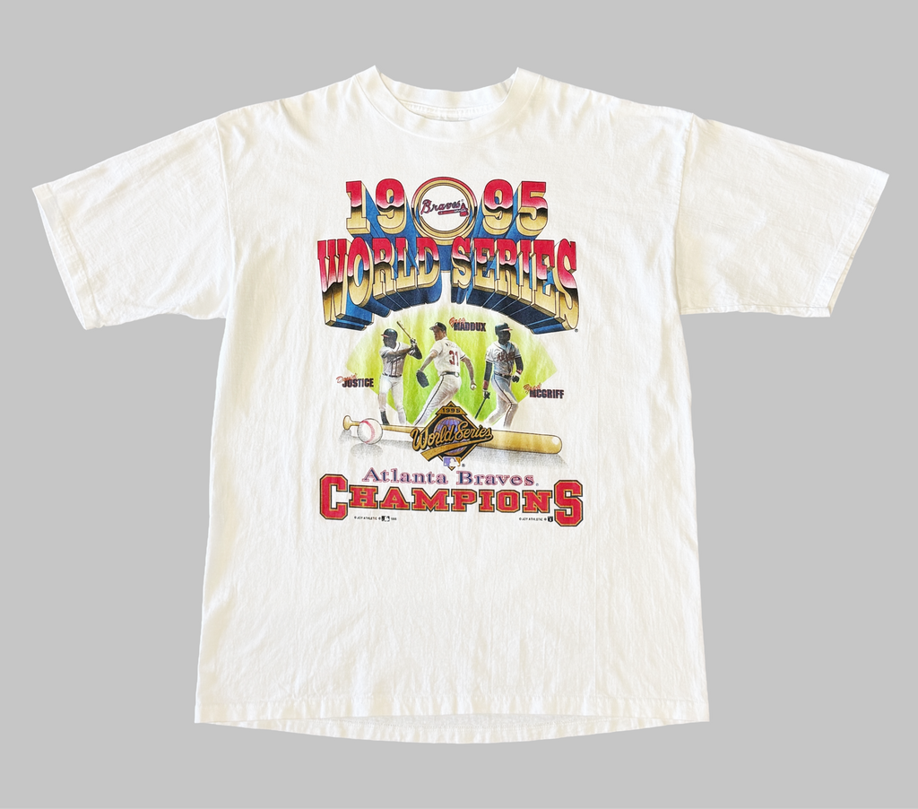 VTG ATL Braves 95 WS T-Shirt (XL)