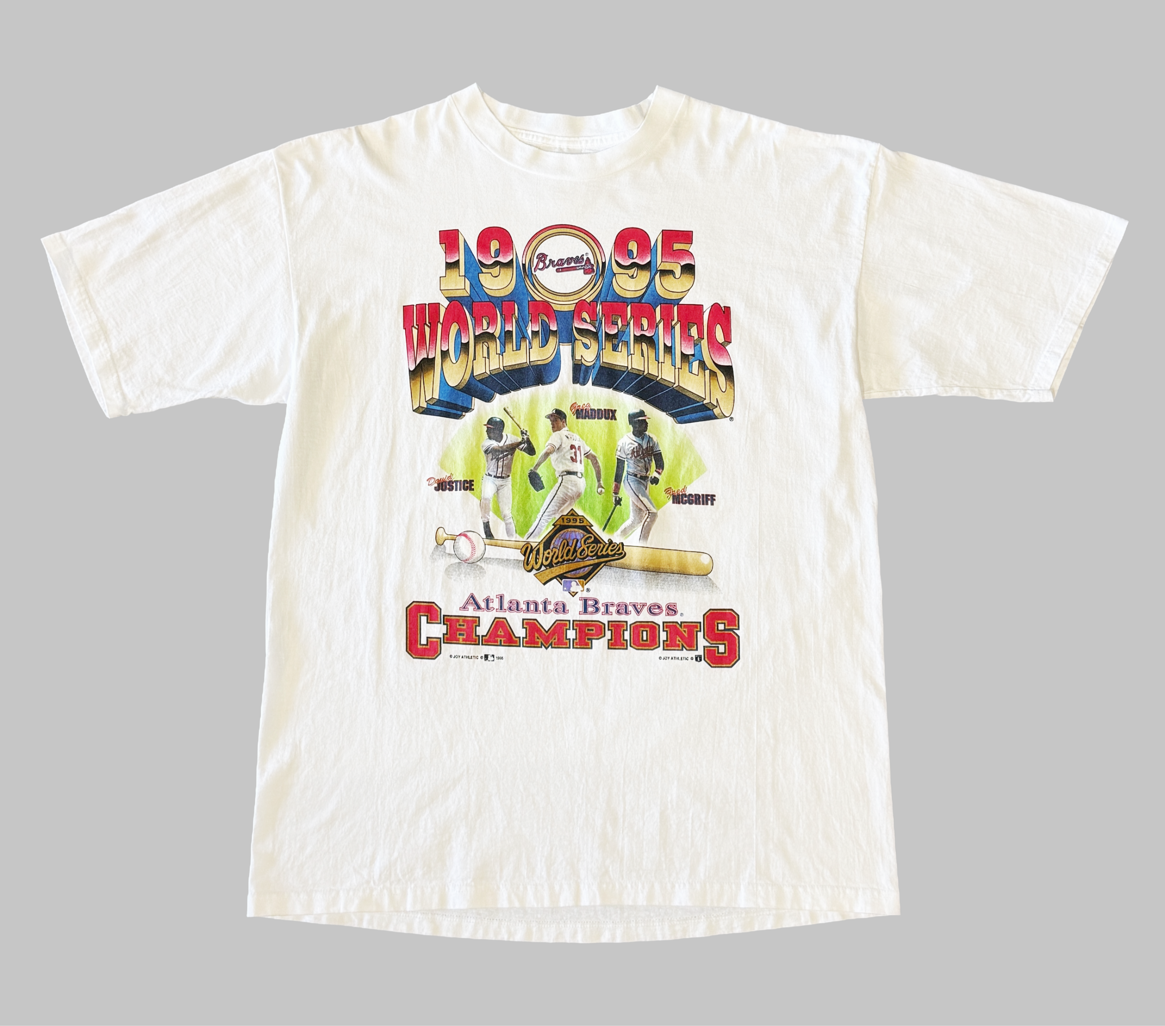 VTG ATL Braves 95 WS T-Shirt (XL)