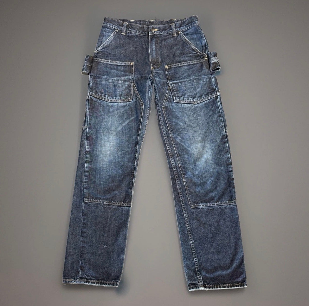 A Bathing Ape BAPE Double Knee Jeans (32)