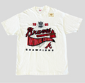 VTG ATL Braves 91 NL Champs T-Shirt (XL)