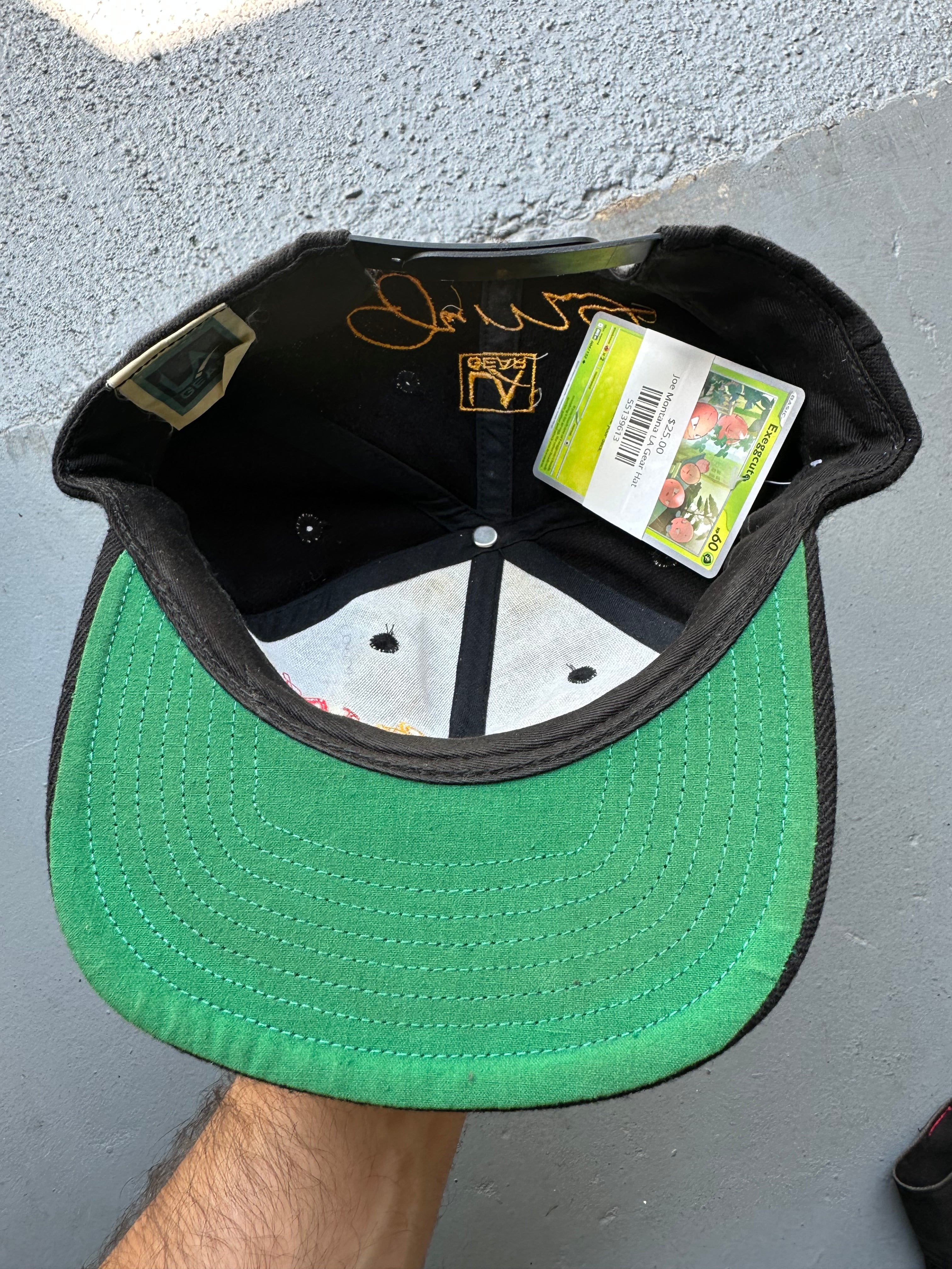 Vtg Joe Montana LA Gear SnapBack