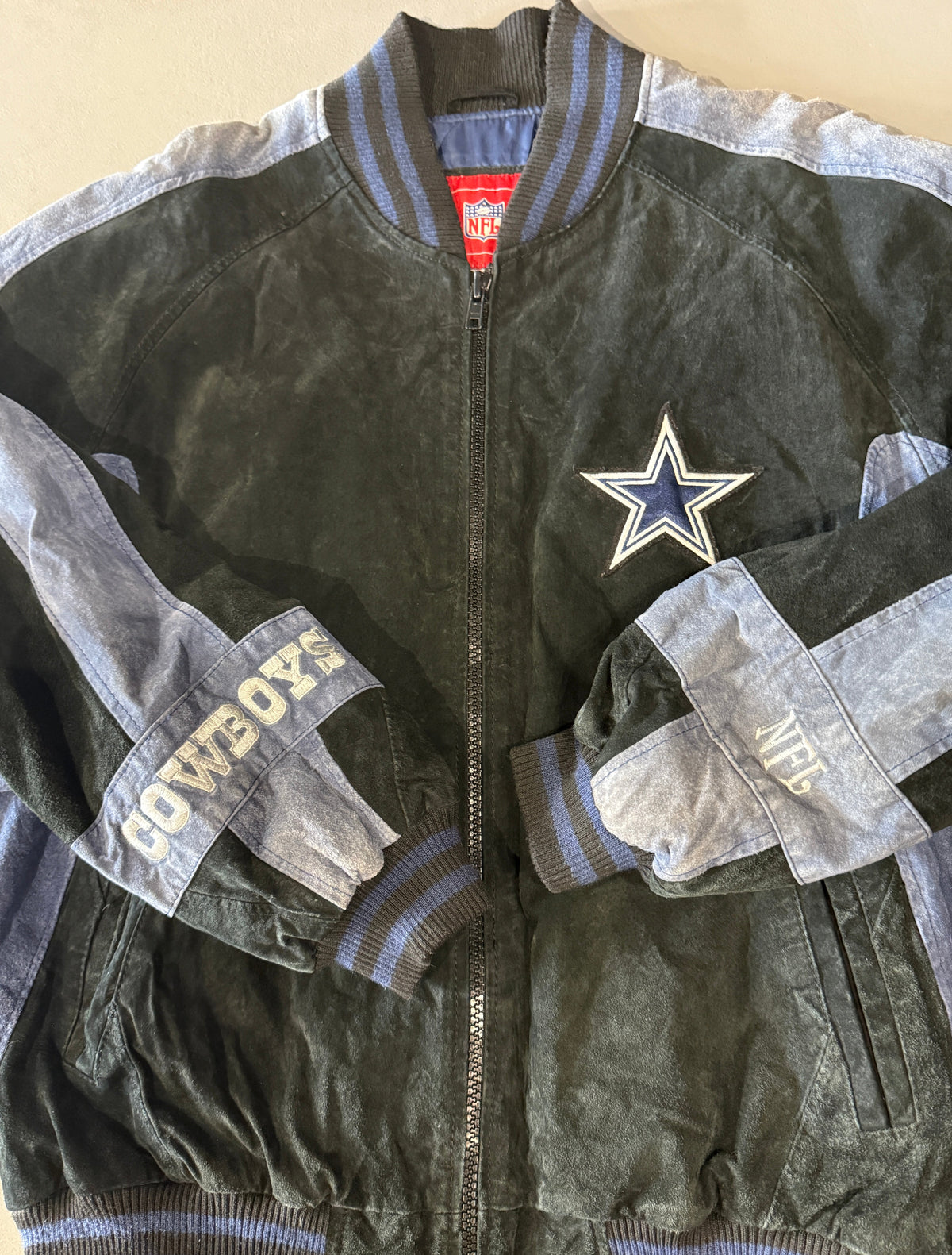 Dallas Cowboys Suede Leather Jacket (M)