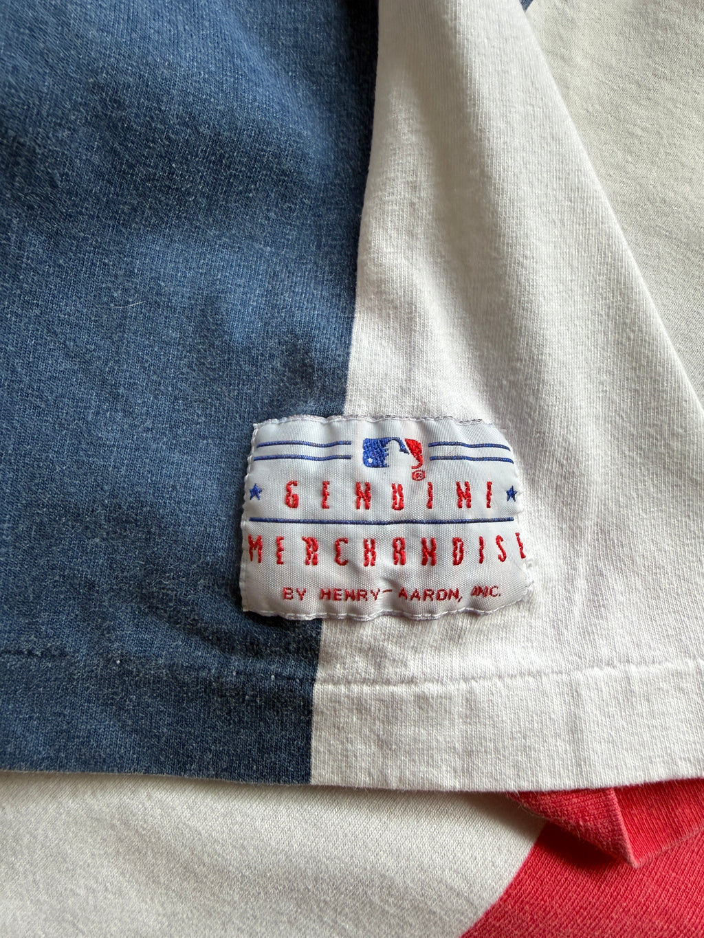 VTG ATL Braves Stripe T-Shirt (XL)