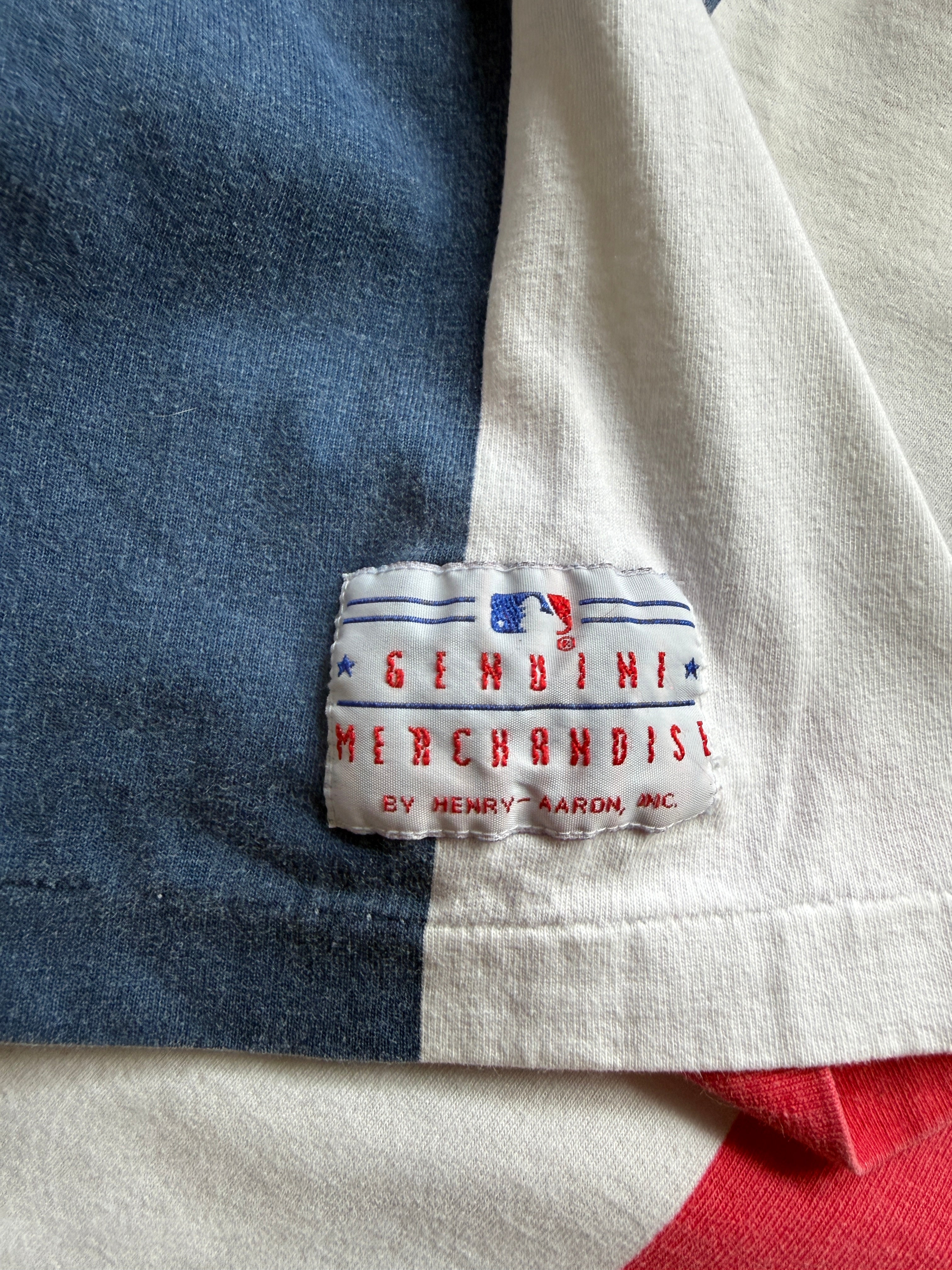 VTG ATL Braves Stripe T-Shirt (XL)