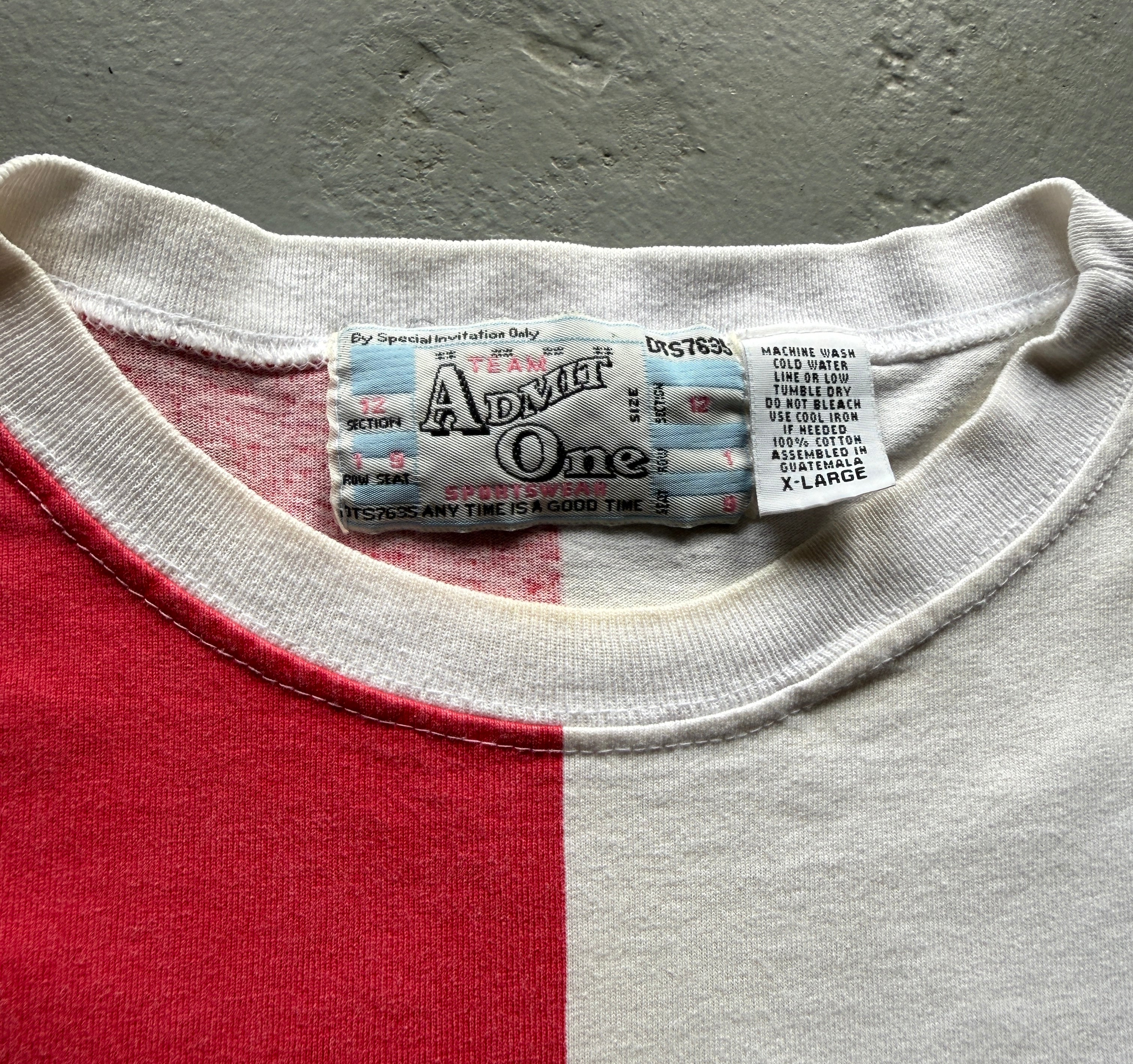 VTG ATL Braves Stripe T-Shirt (XL)