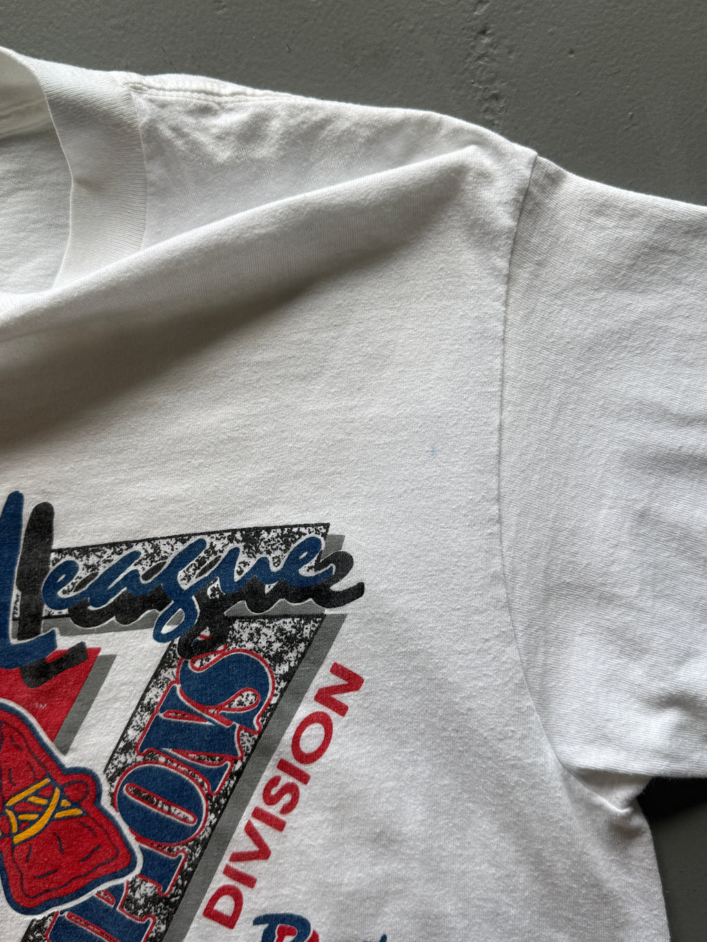 VTG ATL Braves 92 NTL Champs T-Shirt (L)