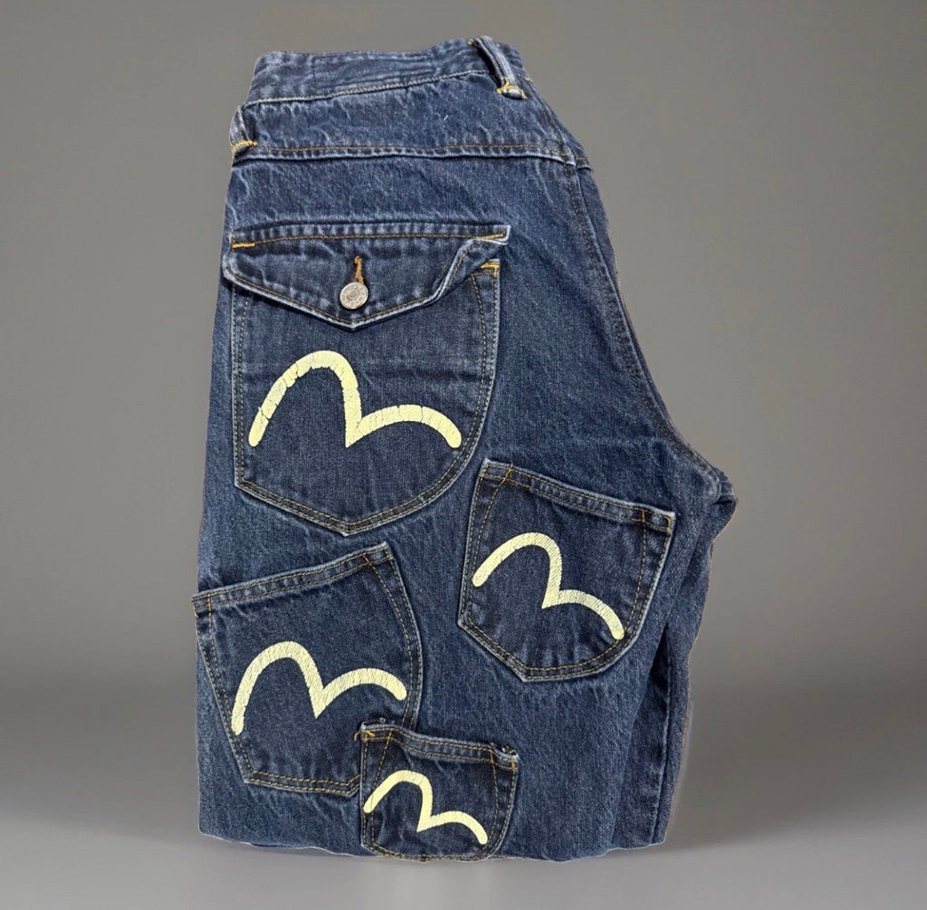 Evisu Multi Pocket Selvedge Jeans (30)
