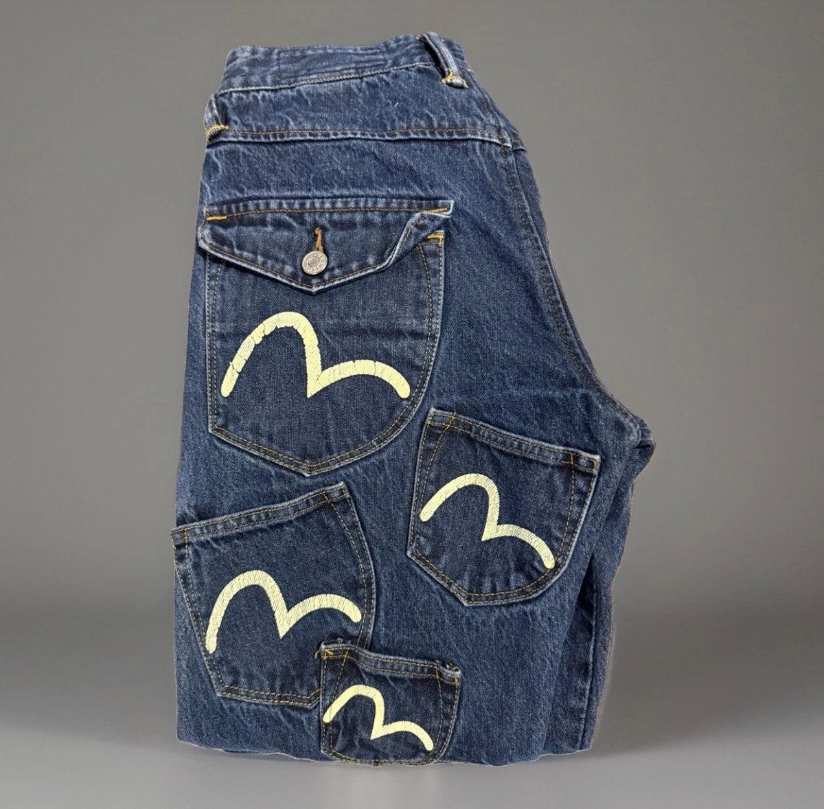 Evisu Multi Pocket Selvedge Jeans (30)