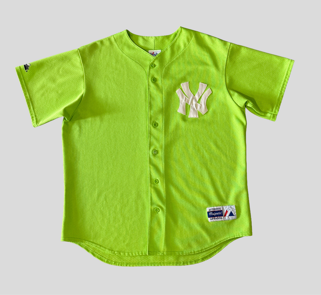 New York Yankees Lime Green Jersey (XL)