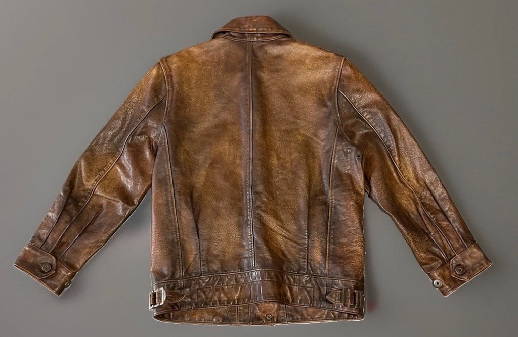 VTG Polo RL Cowhide Leather Jacket (M)