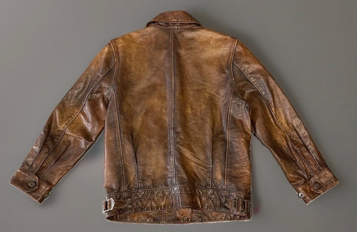 VTG Polo RL Cowhide Leather Jacket (M)