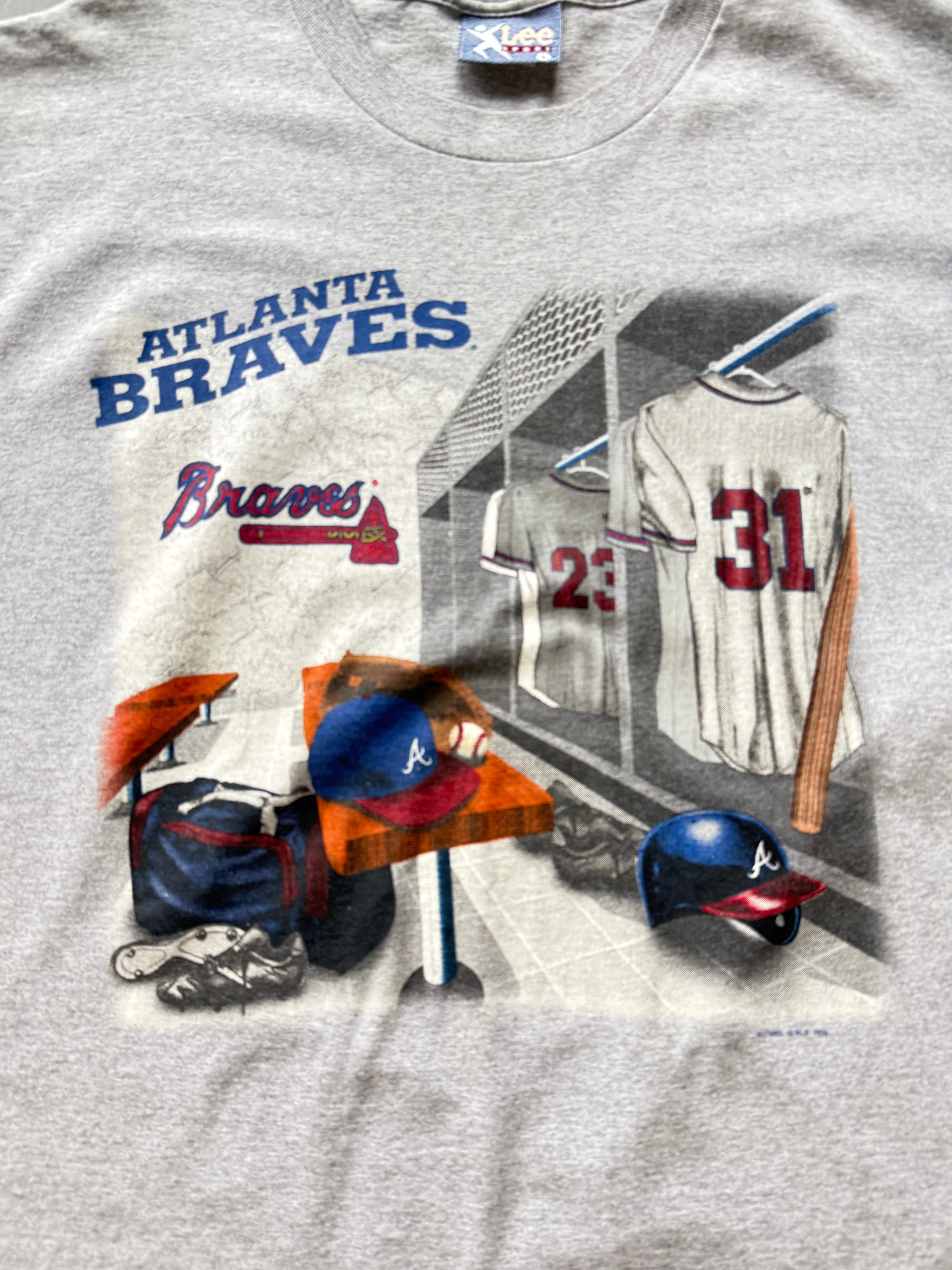 VTG ATL Braves Locker Room T-Shirt (L)