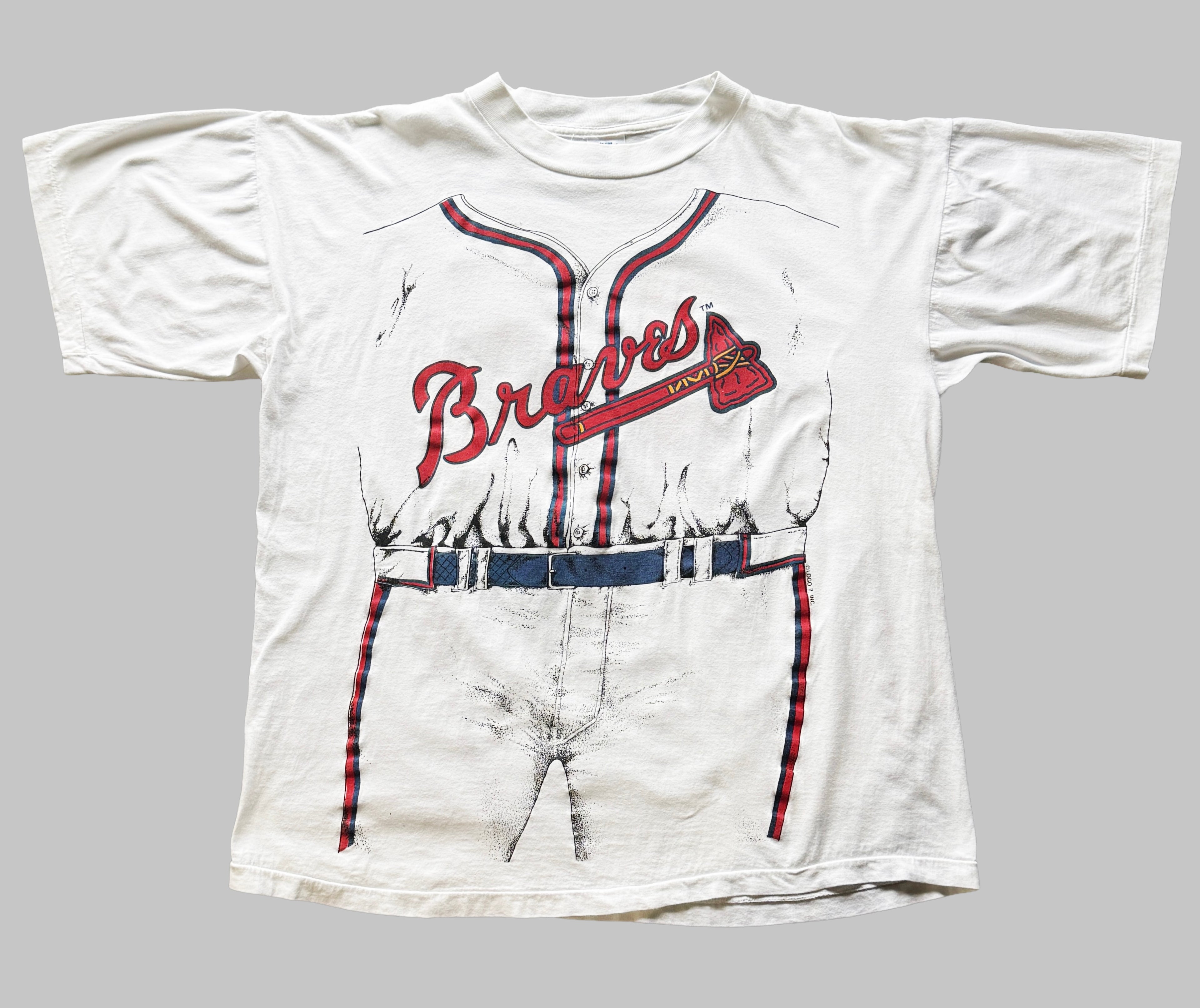 VTG ATL Braves Glavine Body T-Shirt (XL)