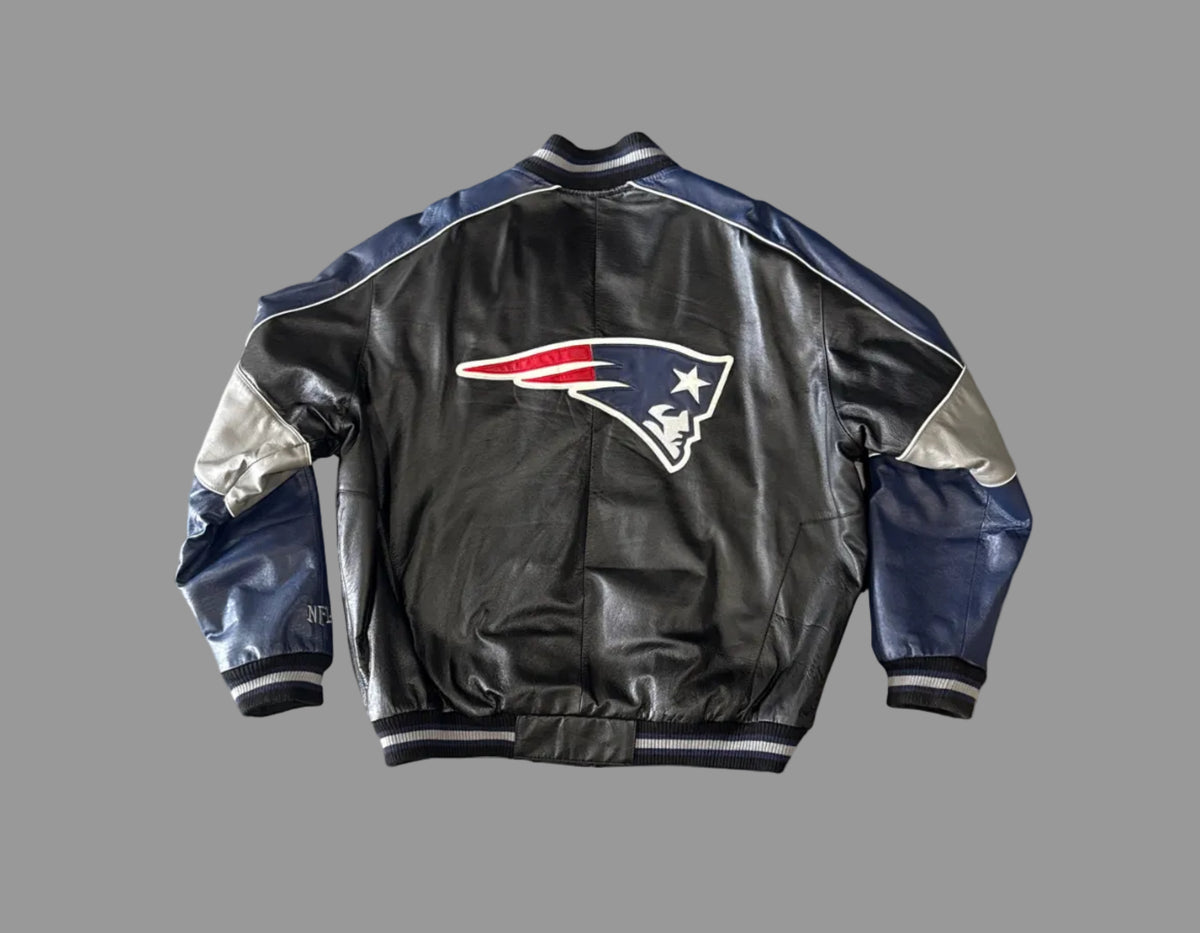 New England Patriots Leather Jacket (XXL)