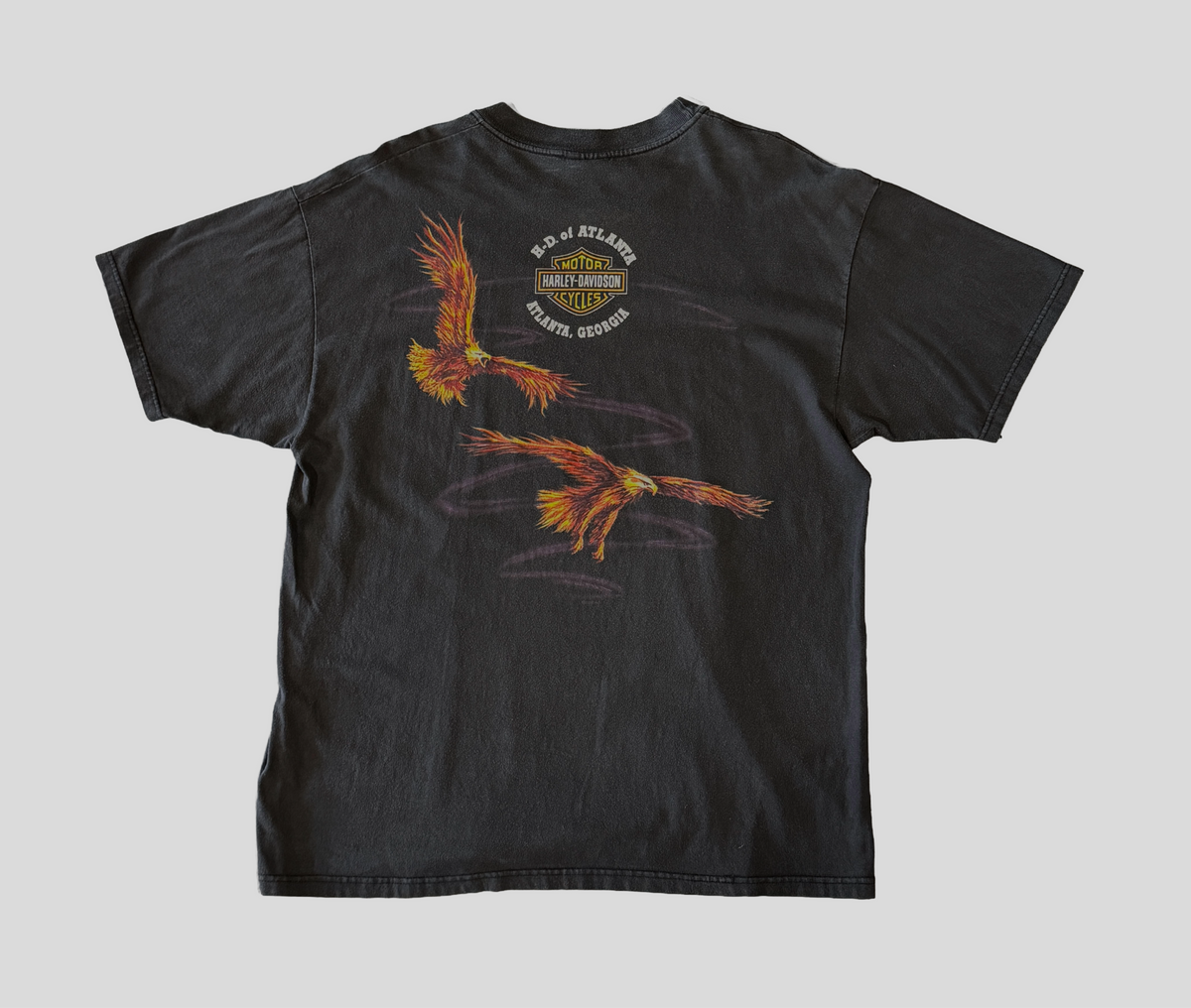 VTG Harley Davidson Eagle AOP T-Shirt (XL)