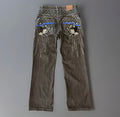 Y2K Russo Black Winged Jeans (34)