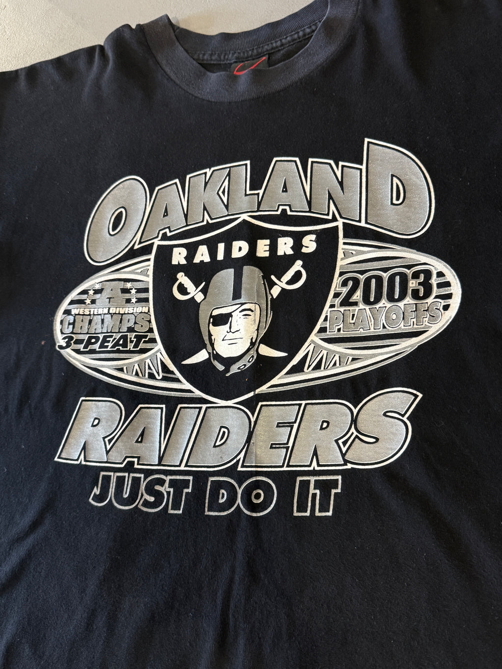 Oakland Raiders Super Bowl LS T-Shirt (XXL)