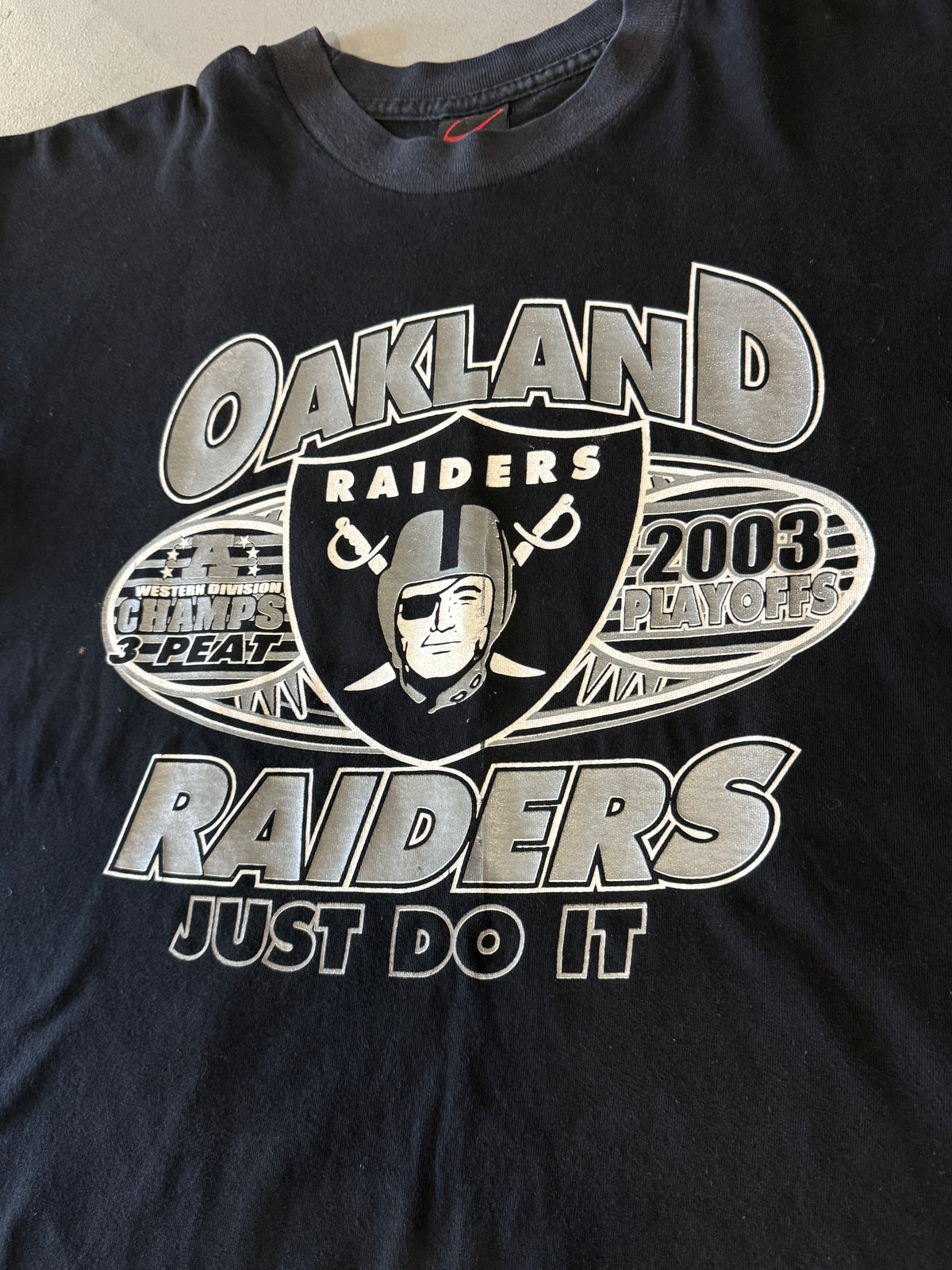 Oakland Raiders Super Bowl LS T-Shirt (XXL)