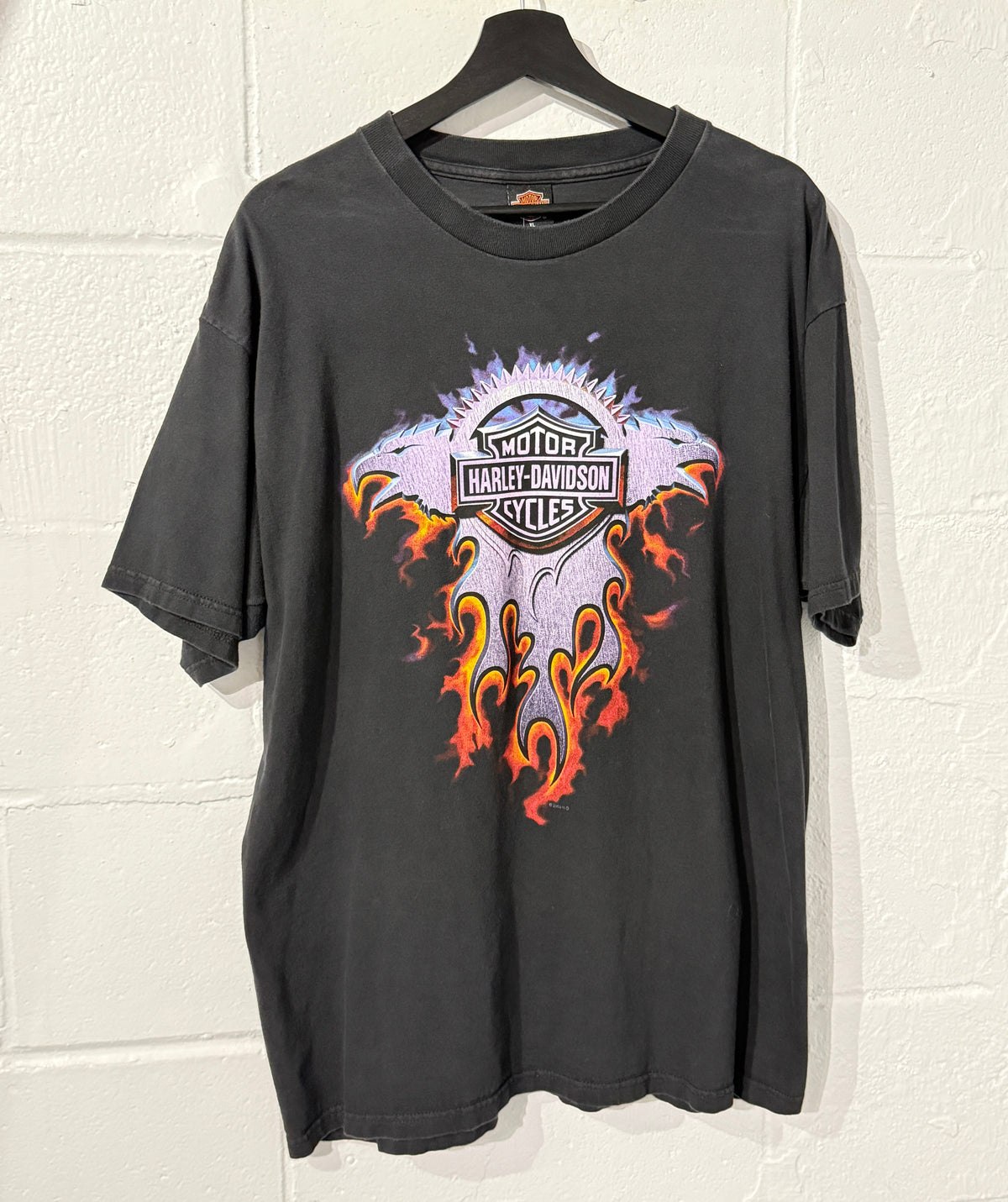Harley Davidson 00’ Purple Flame T-Shirt (XL)