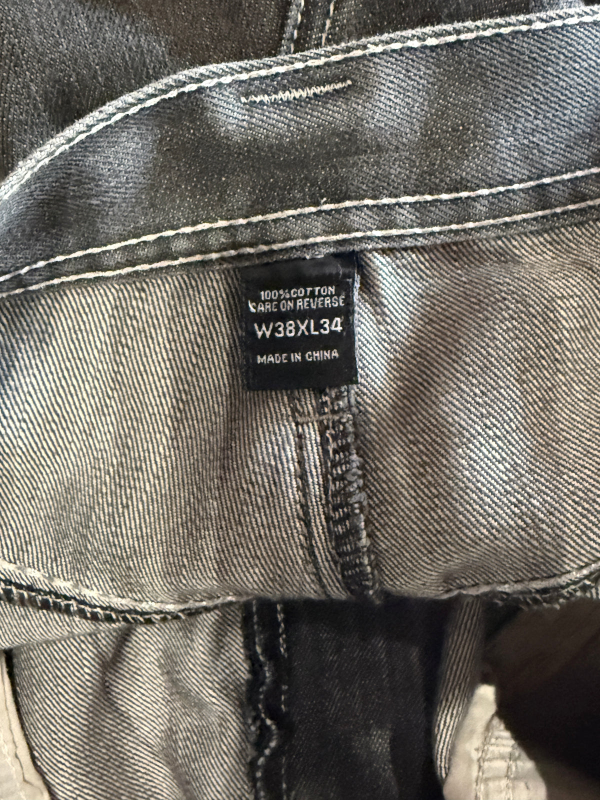 Y2K Imperious Gray Winged Jeans (36)