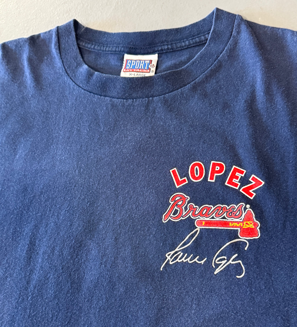 VTG ATL Braves Javy Lopez T-Shirt (XL)