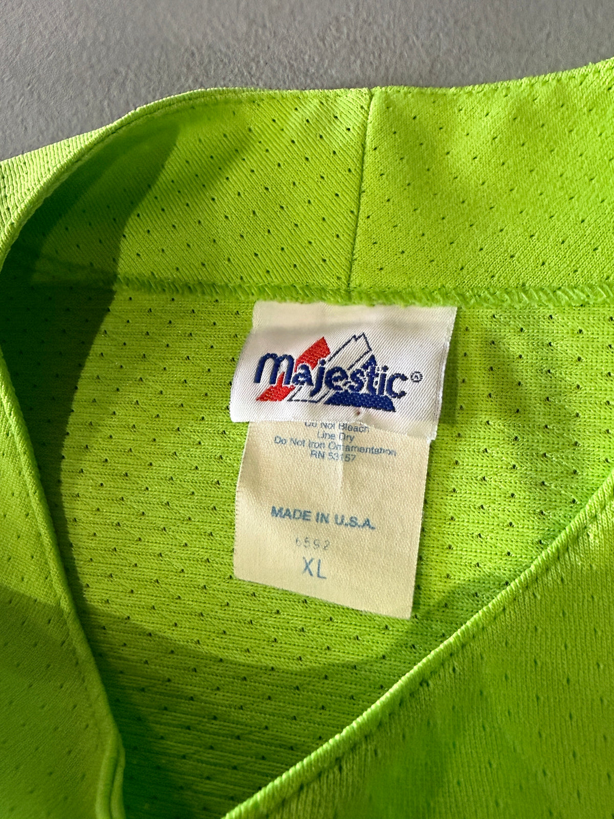New York Yankees Lime Green Jersey (XL)
