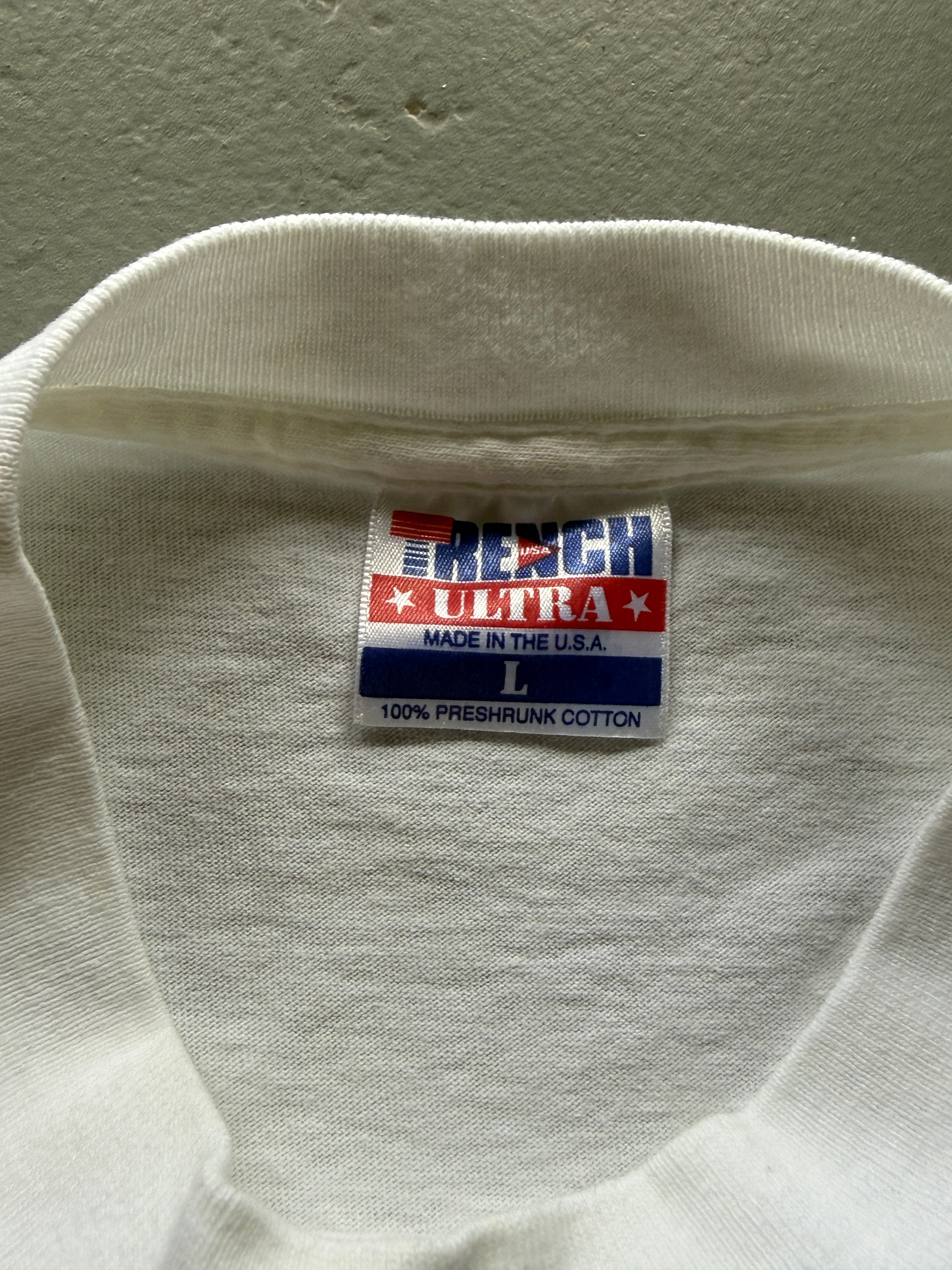 VTG ATL Braves 92 NTL Champs T-Shirt (L)