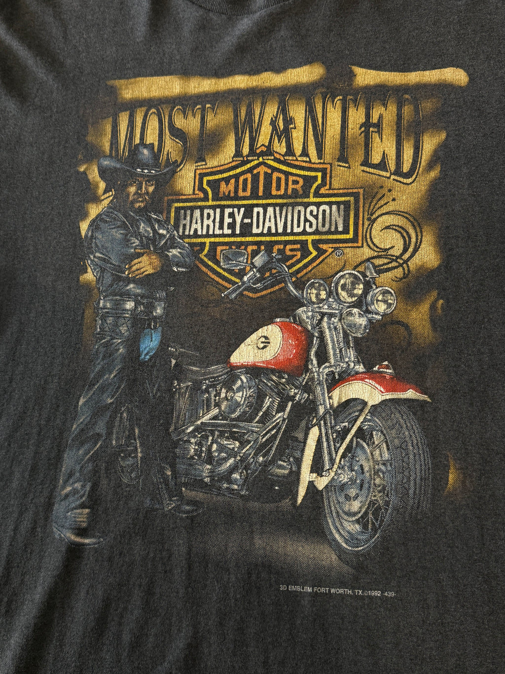 Harley Davidson Most Wanted 3D Emblem (XL)