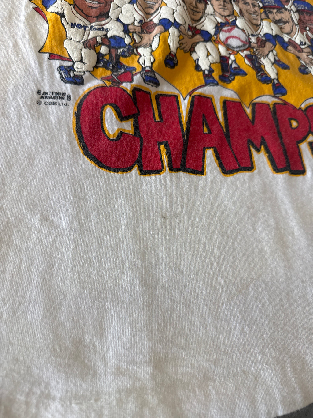 Atlanta Braves Tomahawk Champs T-Shirt (S)